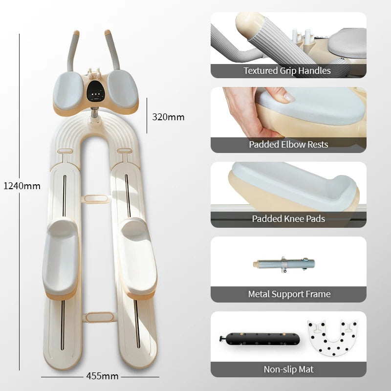 Appareil de Fitness 3-en-1 : Taille Fine et Abdos Sculptés.