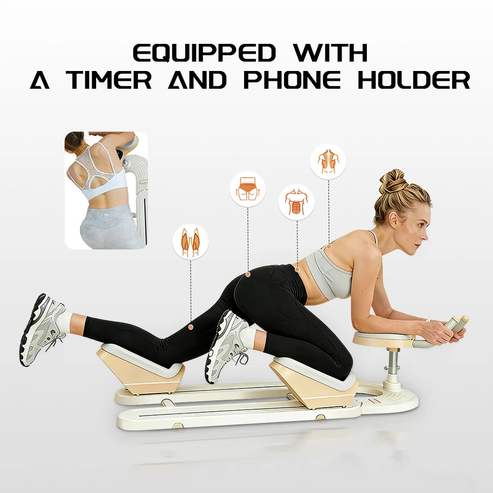 Appareil de Fitness 3-en-1 : Taille Fine et Abdos Sculptés.