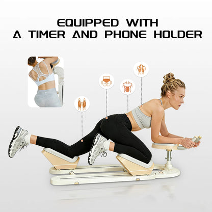 Appareil de Fitness 3-en-1 : Taille Fine et Abdos Sculptés.