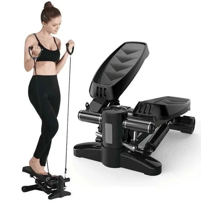 Mini Stepper de Fitness avec Bandes de Résistance : Brûlez des Calories Partout !