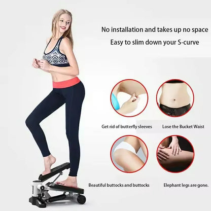Mini Stepper de Fitness avec Bandes de Résistance : Brûlez des Calories Partout !