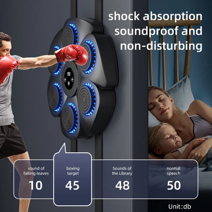 Machine de Boxe Musicale Intelligente : Entraînez-vous au Rythme !